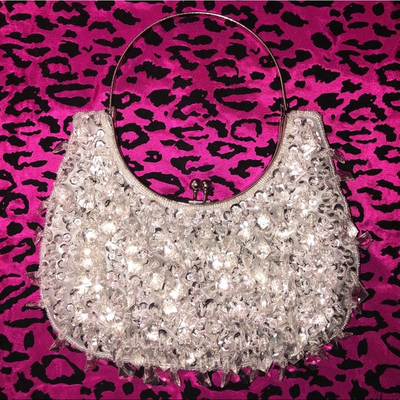 CRYSTAL BEADED EVENING BAG - Picture 2 of 8